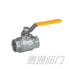 Female threaded two pieces ball valve